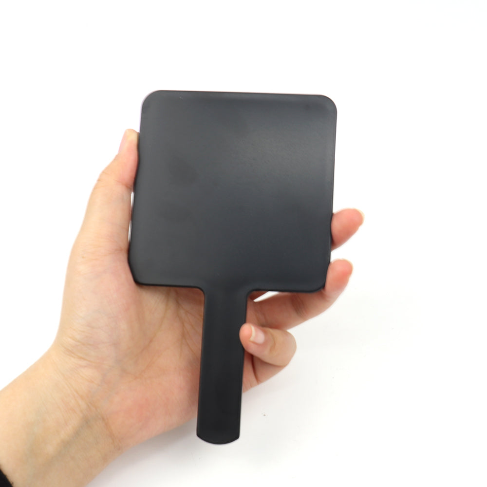 Wholesale Private Label Customized Logo ABS Plastic Small Handheld Square Mini Portable Makeup Pocket Mirror-msm35