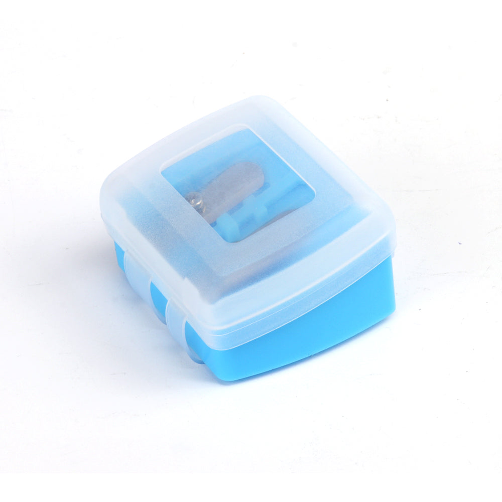 Wholesale Multitudinous Customizable colors Dust cover sharpener 2hole cosmetic eyebrow eyeliner lip pencil sharpener-MSA114