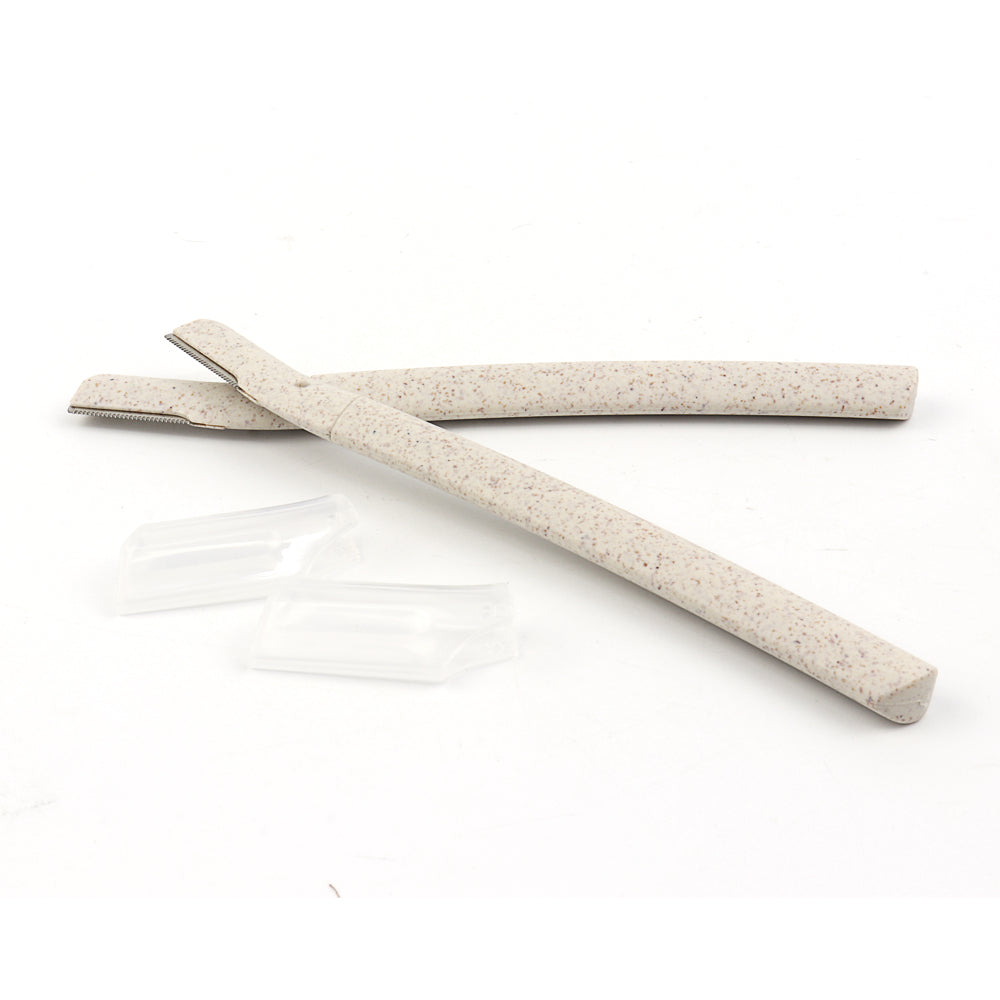 Wholesale Makeup Tools ABS Stainless Steel facial hair Blade Eyebrow Trimmer eyebrows remover trimmer razor-MSK027-b