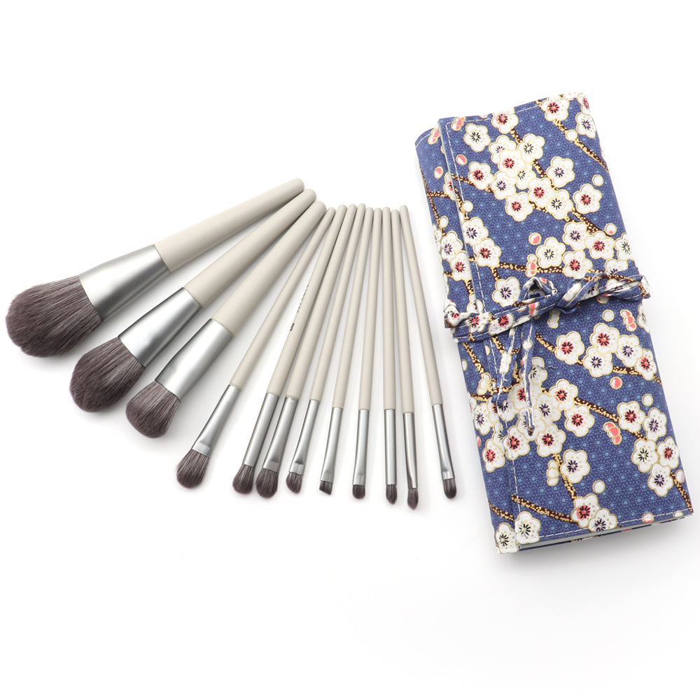 Wholesale soft vegan base make up brushes set quality cosmetic brush kit-MSB02