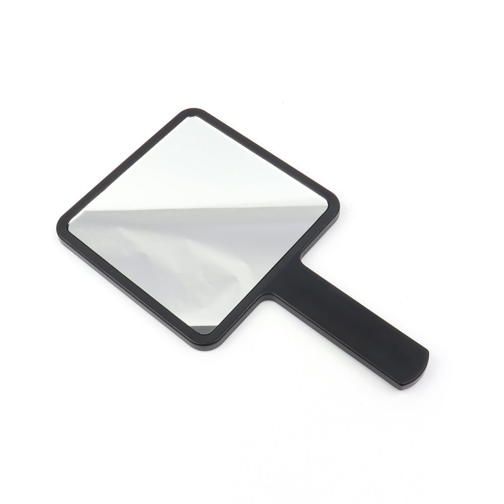 Wholesale Private Label Customized Logo ABS Plastic Small Handheld Square Mini Portable Makeup Pocket Mirror-msm35
