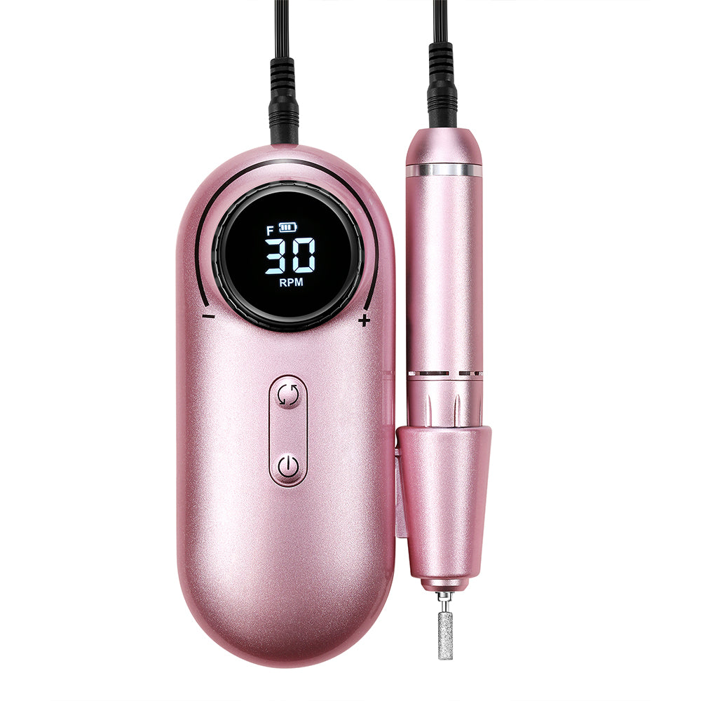 Wholesale High quality Emobile phone power bank Nail File Set with Callus Remover Set Polisher Metal body Electric Nail polisher-MSD035