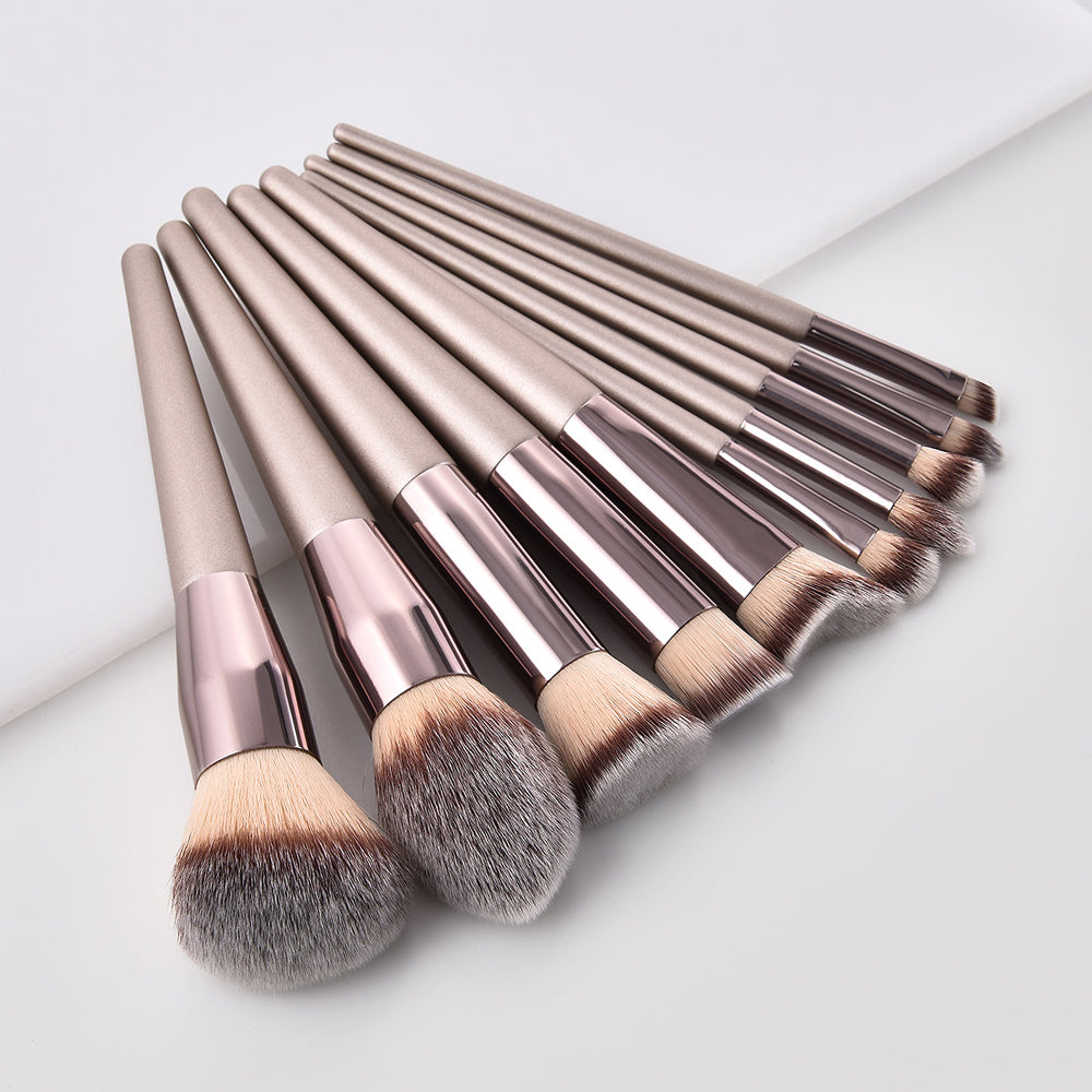 Wholesale 10 PCS Makeup Brushes High Quality Foundation Brush Set-MSB45