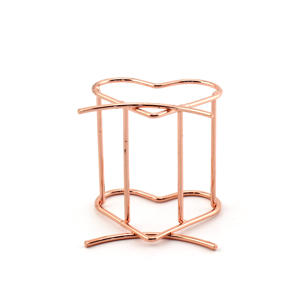 Amazon trending Sponge Holder rose gold wire Beauty Blender Makeup Powder Puff Storage Drying Stand Holder-msa44-01