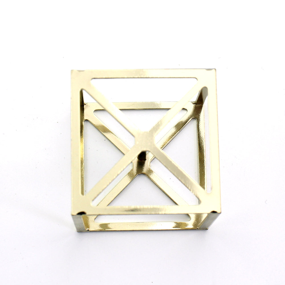 China manufacture Sponge Holder gold wire Beauty Blender Makeup Powder Puff Storage Drying Stand Holder-msa47