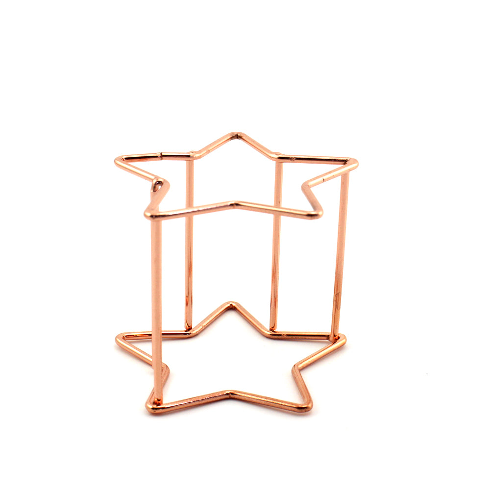 Gold high quality Wholesale Sponge Holder wire Beauty Blender Makeup Powder Puff Storage Drying Stand Holder-msa42