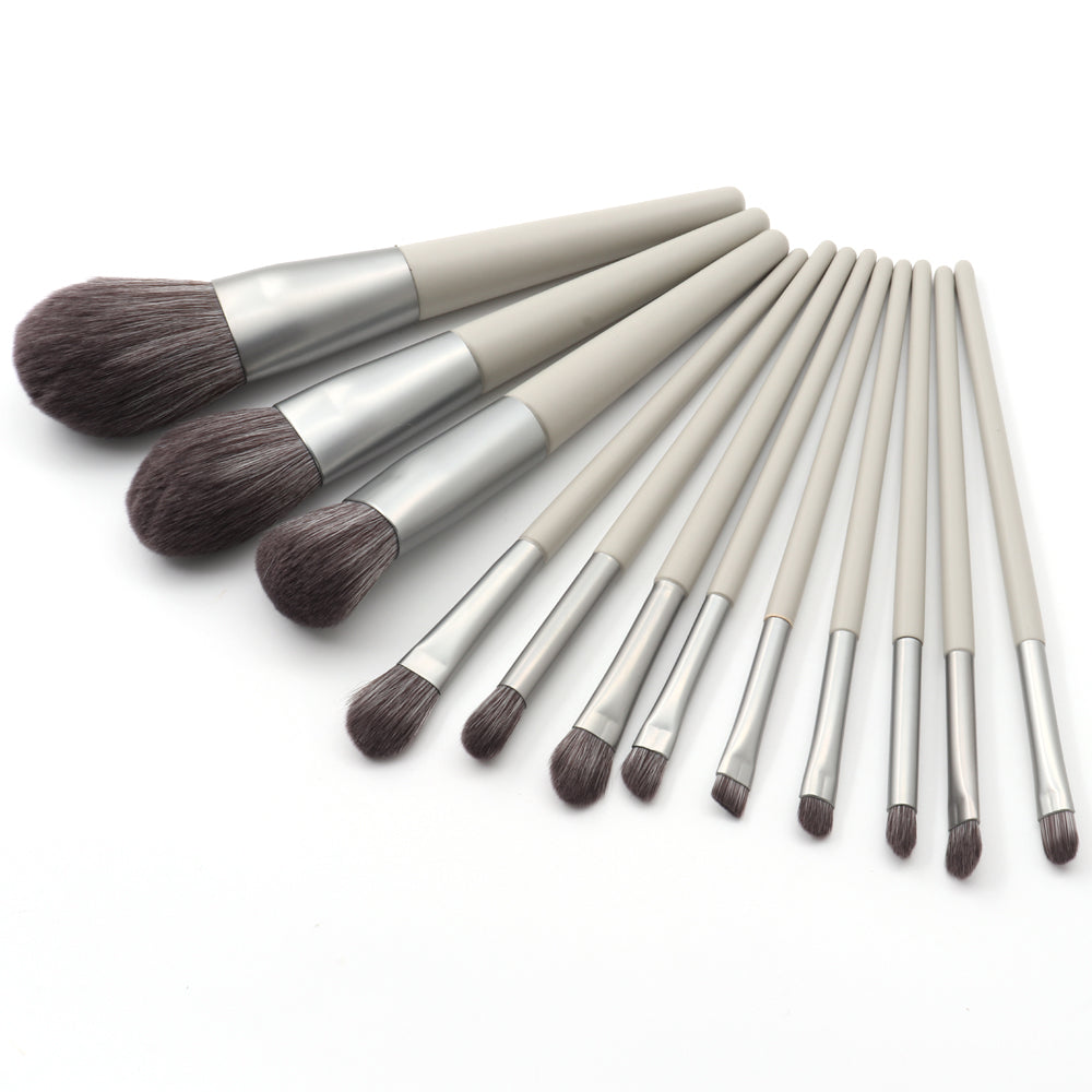 Wholesale soft vegan base make up brushes set quality cosmetic brush kit-MSB02