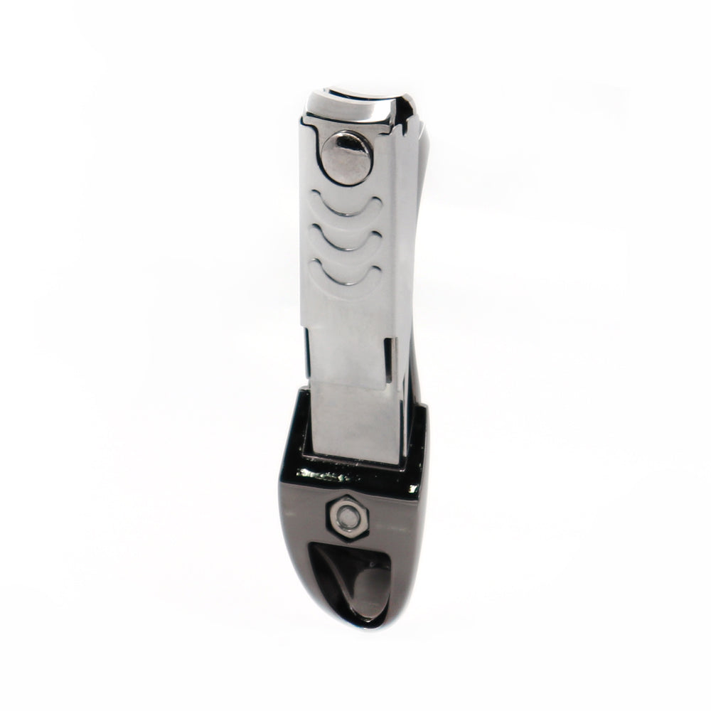 One big one small two pack Stainless Steel carbon steel Nail Cutter with Catcher Function Nail File Fingernail Toenail Clipper-MSC012