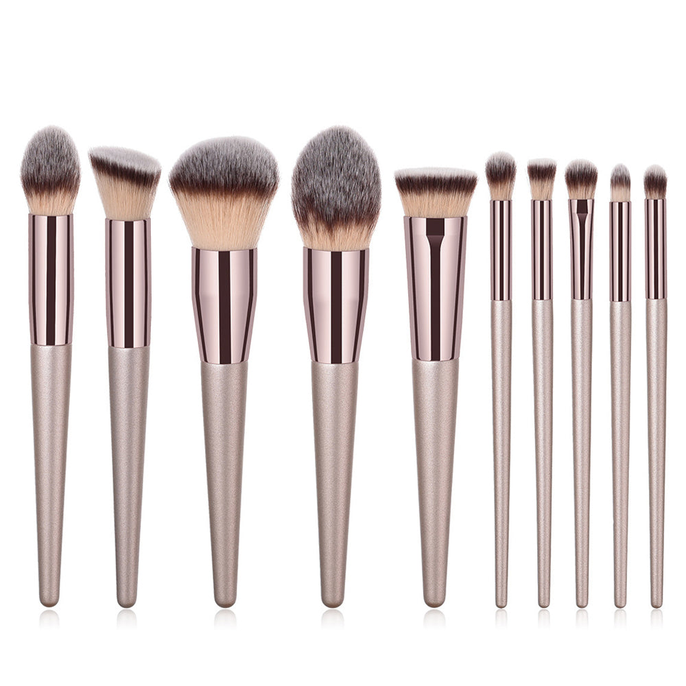 Wholesale 10 PCS Makeup Brushes High Quality Foundation Brush Set-MSB45