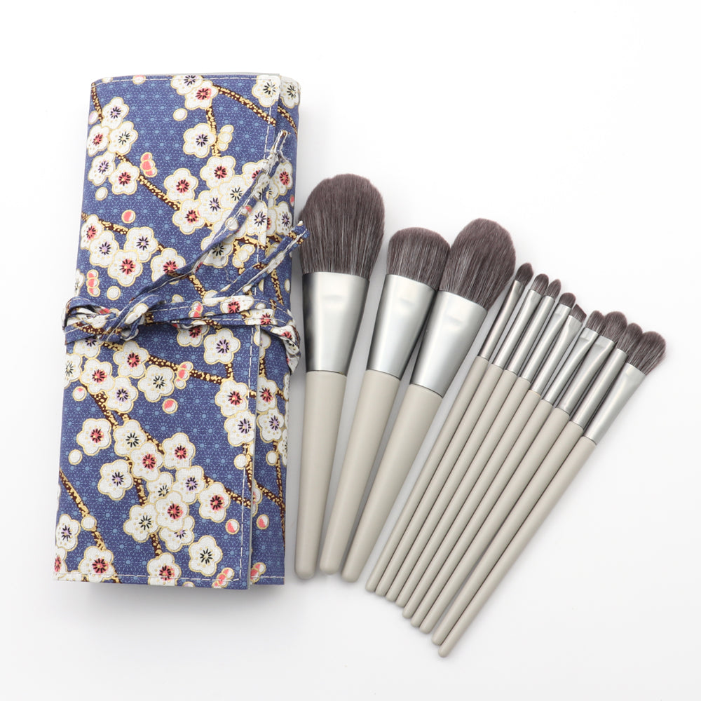 Wholesale soft vegan base make up brushes set quality cosmetic brush kit-MSB02