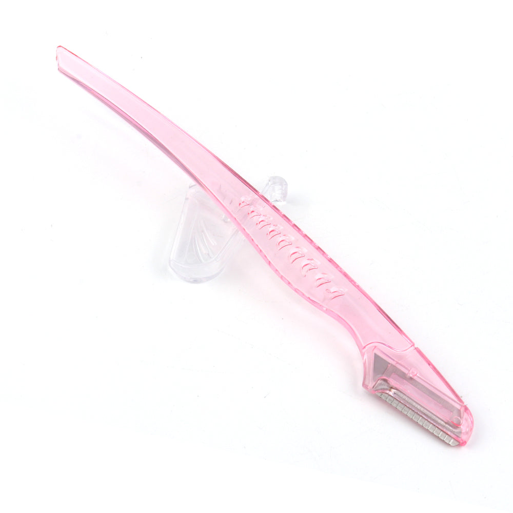 Amazon hot sale Women Makeup Tools Eyebrow Razor Trimmer Stainless Steel facial hair Blade Eyebrow Trimmer With Cover-MSK019