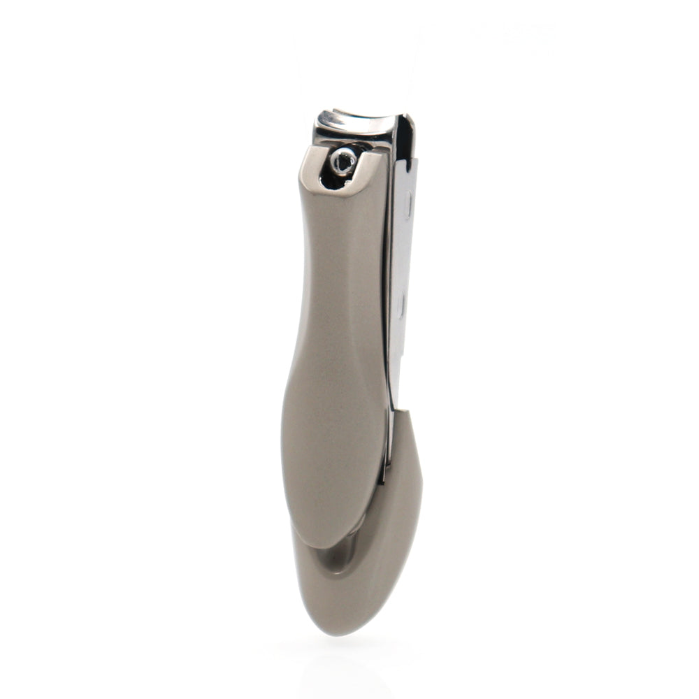 One big one small two pack Stainless Steel carbon steel Nail Cutter with Catcher Function Nail File Fingernail Toenail Clipper-MSC012
