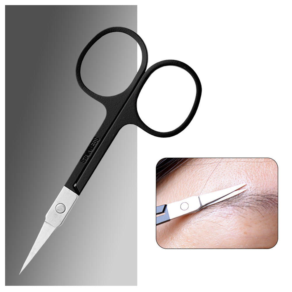 8pcs/Set Tool Eyebrow Tweezers Eyebrow Grooming Suit Professional Trimmer Brush Comb Eyebrow trimming Cosmetic Kit Set-MS244