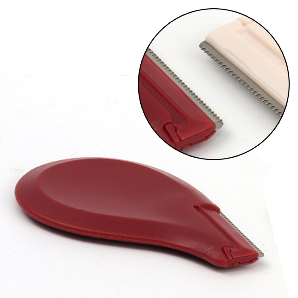 New high quality Private Label Stainless Steel Women Makeup Painless Women Eyebrow Razor Trimmer micro shave trimmer-MSK030