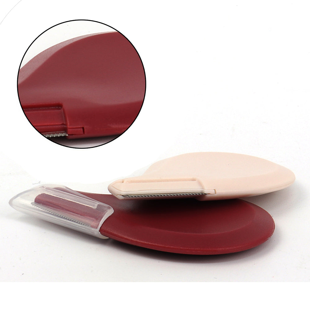 New high quality Private Label Stainless Steel Women Makeup Painless Women Eyebrow Razor Trimmer micro shave trimmer-MSK030