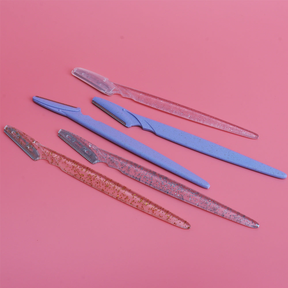 New manual beauty lady women sharper facial hair remover eyebrow razor eyebrow trimmer micro shave trimmer- MSK020