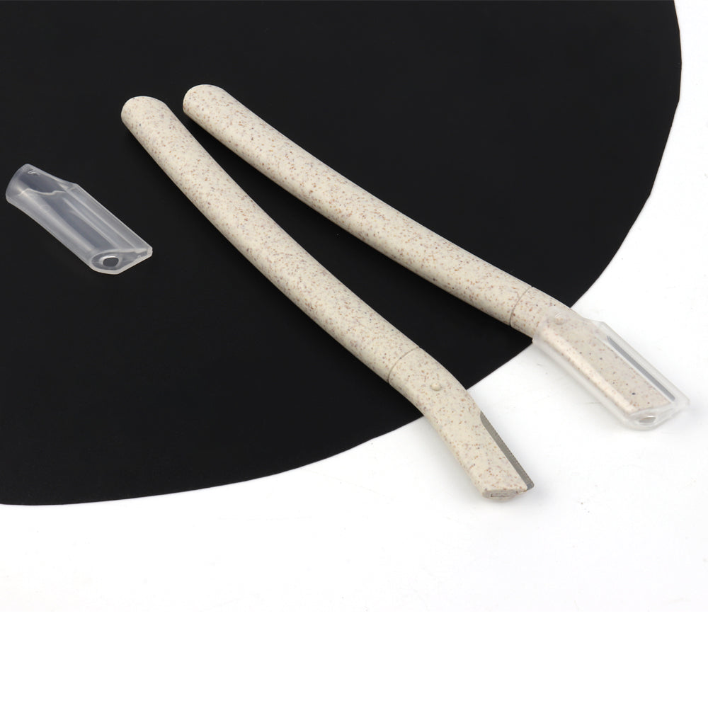Wholesale Makeup Tools ABS Stainless Steel facial hair Blade Eyebrow Trimmer eyebrows remover trimmer razor-MSK027-b