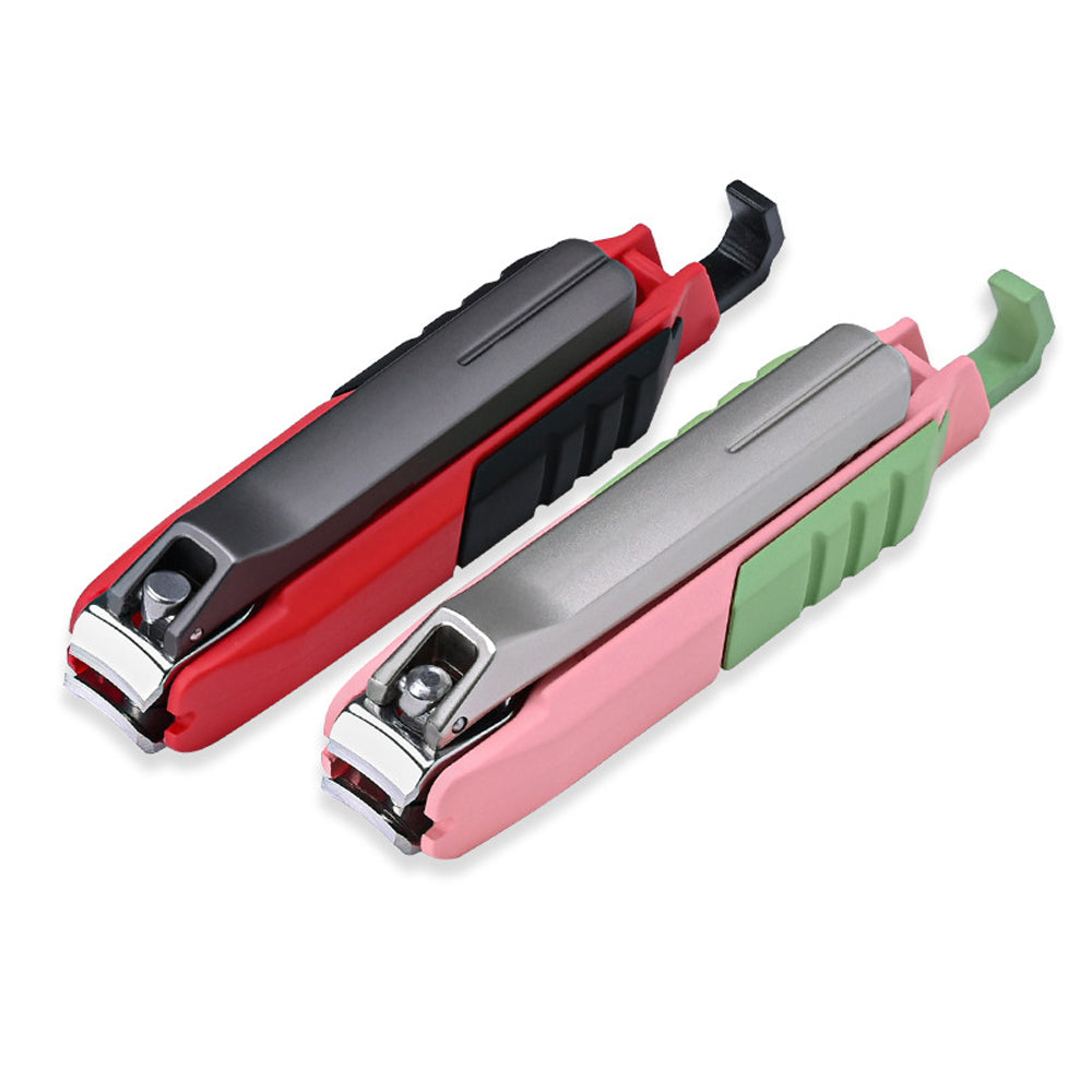 Amazon product Zinc alloy nail clipper manicure set safety Multifunction Mobile phone holder nail Exquisite clipper nails-MSC058