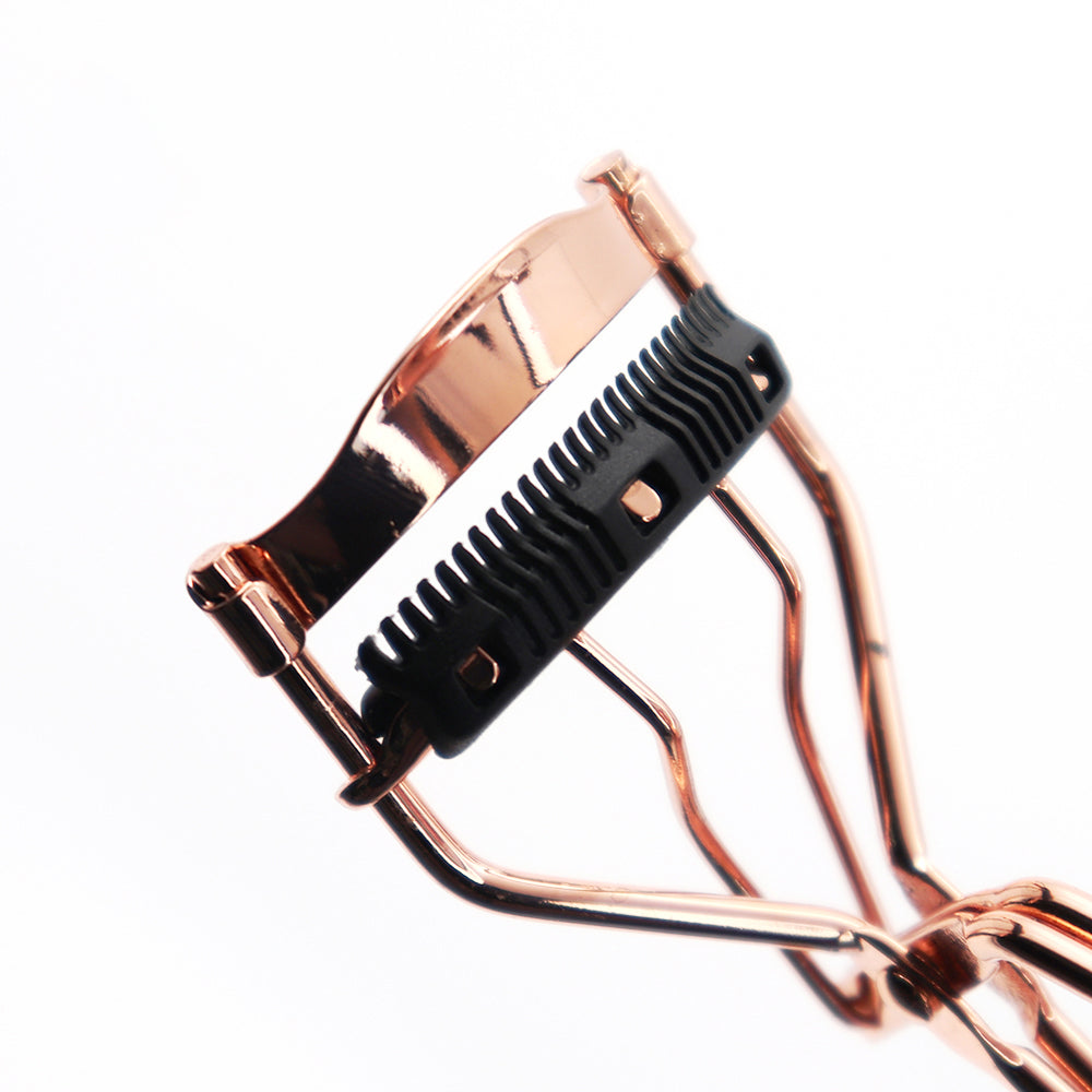Affordable factory Outlet New Design Mini Private Label Eyelash Curler custom Rose Gold Eyelash Curler- MSE019