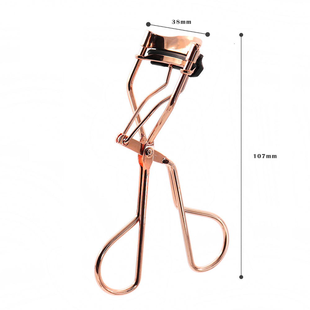 Affordable factory Outlet New Design Mini Private Label Eyelash Curler custom Rose Gold Eyelash Curler- MSE019
