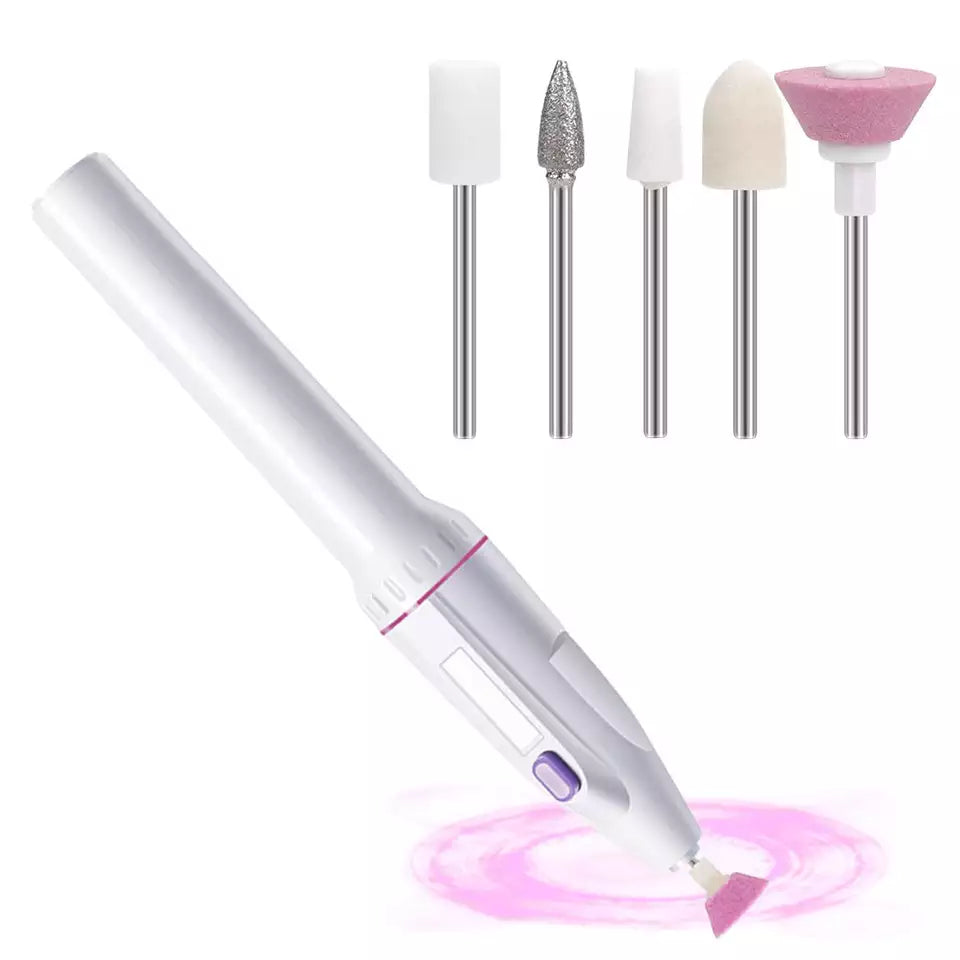 Professional Electric Manicure Pedicure Nail File Set with Callus Remover Set Nail Buffer Polisher-MSD002