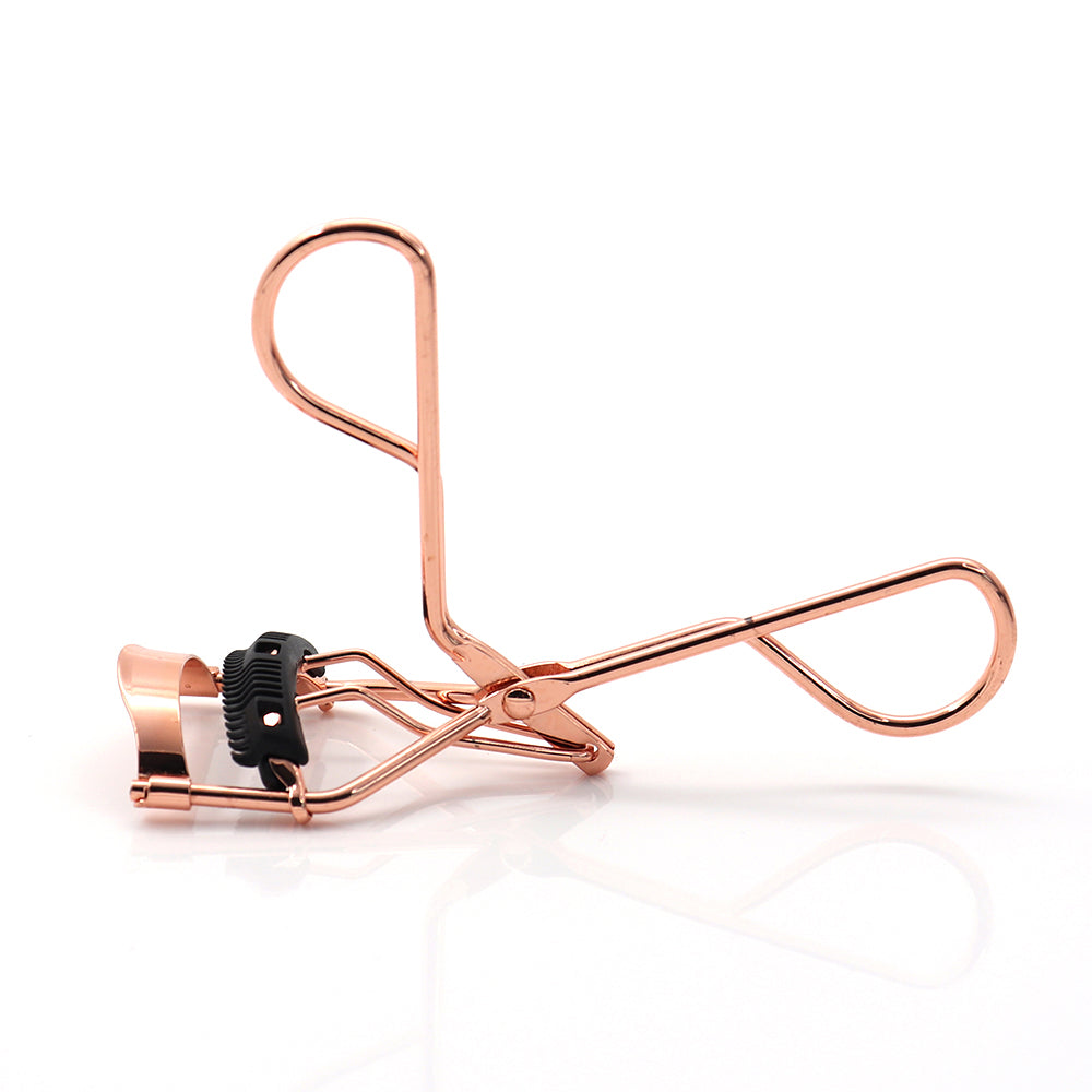 Affordable factory Outlet New Design Mini Private Label Eyelash Curler custom Rose Gold Eyelash Curler- MSE019
