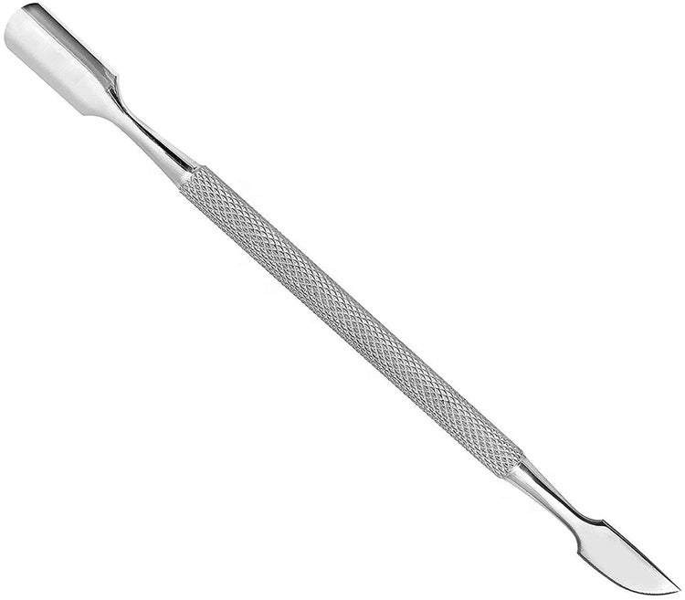 Cuticle Pusher and Cutter - Professional Grade Stainless Steel Cuticle Remover and Cutter - Durable Manicure and Pedicure Tool-MSR04-01