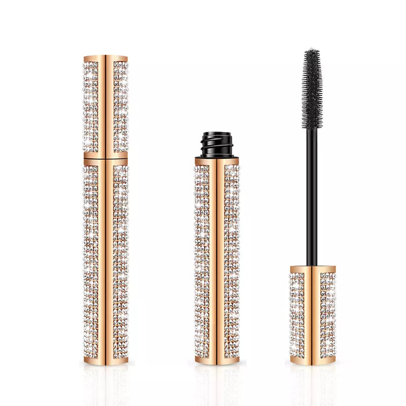 Private label diamond shiny waterproof eyeliner glue pen eyelash longer mascara-LGSS-M08BL