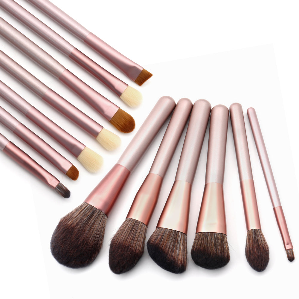 12pcs makeup brush super soft high quality advance vegan makeup brushes set cosmetic brush kit-MSB01
