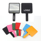 Wholesale Private Label Customized Logo ABS Plastic Small Handheld Square Mini Portable Makeup Pocket Mirror-msm35
