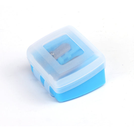 Wholesale Multitudinous Customizable colors Dust cover sharpener 2hole cosmetic eyebrow eyeliner lip pencil sharpener-MSA114
