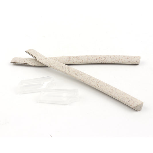 Wholesale Makeup Tools ABS Stainless Steel facial hair Blade Eyebrow Trimmer eyebrows remover trimmer razor-MSK027-b