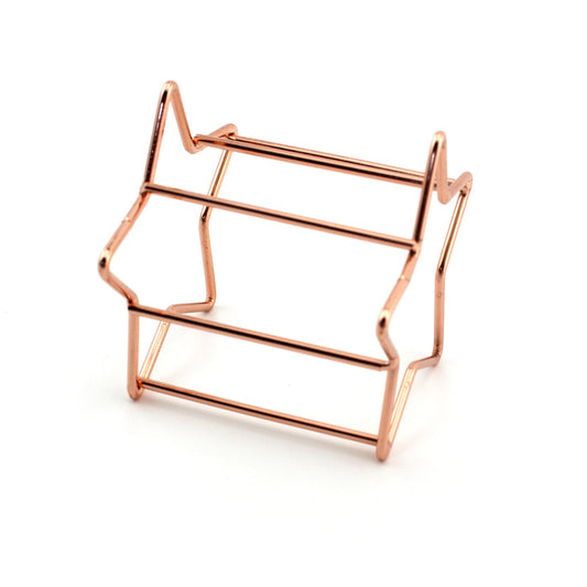 Gold high quality Wholesale Sponge Holder wire Beauty Blender Makeup Powder Puff Storage Drying Stand Holder-msa42