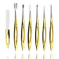 Amazon Gold Blackhead Comedone Acne Pimple Remover Tool Clean Face At Home Easy & Painless Needle Tool-MSR58-B
