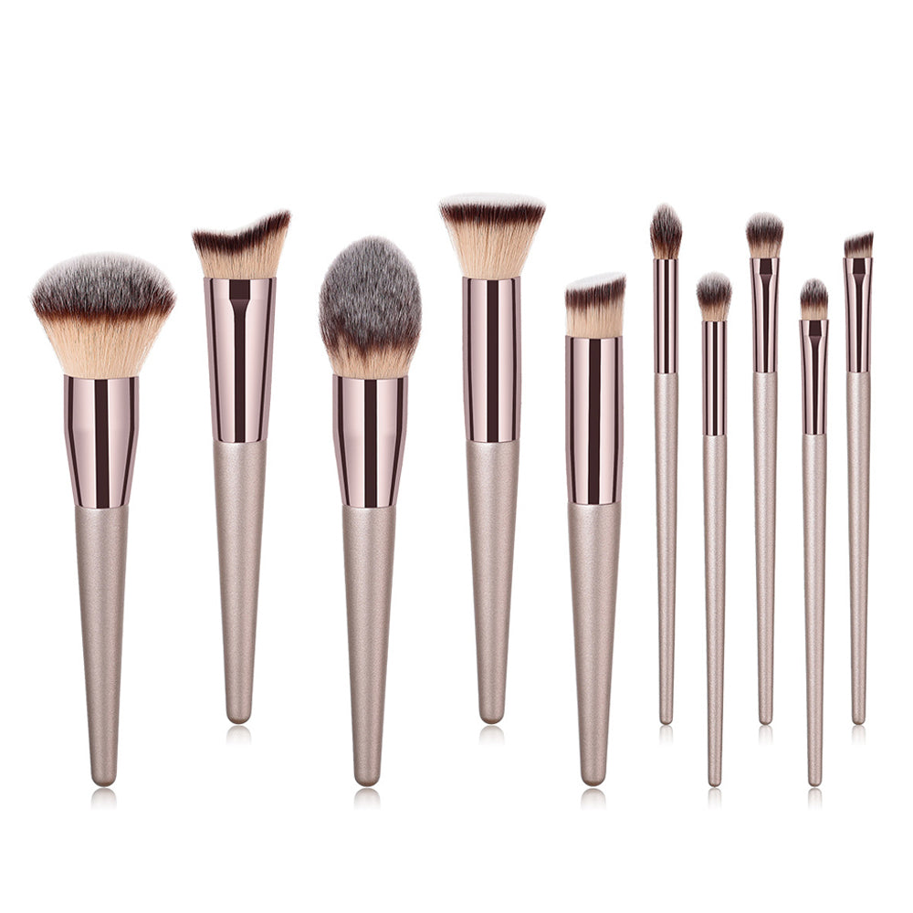Wholesale 10 PCS Makeup Brushes High Quality Foundation Brush Set-MSB45