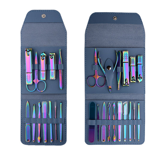 High Quality Custom Wholesale Original Hot sale Care Clipper Professional Beauty Cuticle Clipper 16 Pcs manicure set-MS241
