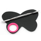 Stainless Steel Makeup Palette Spatula Cosmetic tool lovely cute Butterfly Eye Shadow Eyelash shape Foundation mixing Palette-mscp002