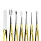 Amazon Gold Blackhead Comedone Acne Pimple Remover Tool Clean Face At Home Easy & Painless Needle Tool-MSR58-B