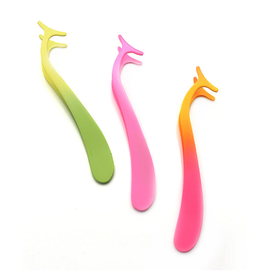 Private Label Eyelash Extension Tweezer Stainless Steel False Eyelash Tweezers Lash Tweezers Set-MST033-02