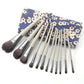 Wholesale soft vegan base make up brushes set quality cosmetic brush kit-MSB02