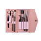 8pcs/Set Tool Eyebrow Tweezers Eyebrow Grooming Suit Professional Trimmer Brush Comb Eyebrow trimming Cosmetic Kit Set-MS244