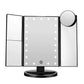 Amazon Top Seller 2022 touch LED light Makeup Mirror Desktop Trifold Magnified Make Up Mirror-msm36