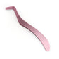 Wholesale Custom Eye Lashes Accessories Cosmetic Extension stainless makeup tool kits Rose gold Eyelash Tweezers-MST099