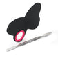 Stainless Steel Makeup Palette Spatula Cosmetic tool lovely cute Butterfly Eye Shadow Eyelash shape Foundation mixing Palette-mscp002