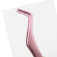 Wholesale Custom Eye Lashes Accessories Cosmetic Extension stainless makeup tool kits Rose gold Eyelash Tweezers-MST099