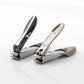 One big one small two pack Stainless Steel carbon steel Nail Cutter with Catcher Function Nail File Fingernail Toenail Clipper-MSC012