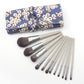 Wholesale soft vegan base make up brushes set quality cosmetic brush kit-MSB02