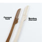 Best selling product Private Label High-end hotel household Degradable eyebrow razor stainless steel Facial scraper Micro shave-MSK038