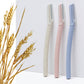 Best selling product Hot sale Private Label High-end hotel household Wheat straw Degradable eco friendly Eyebrow shaver-MSK028-B