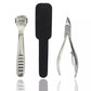 Wholesale high quality Customize professional 3 pcs foot nail kit nail clipper nail file cuticle nippers toe pedicure set- LGSS-M13cl